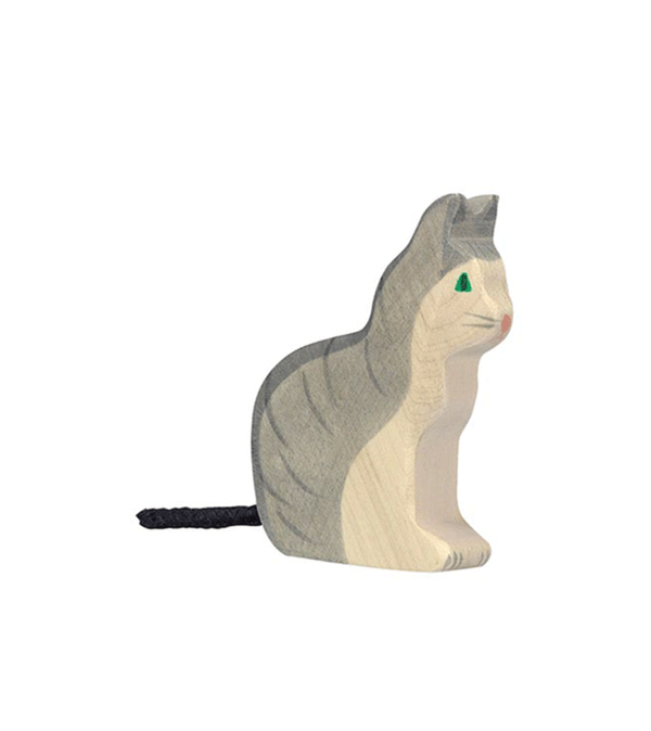Wooden Cat by Holztiger - Niddle Noddle