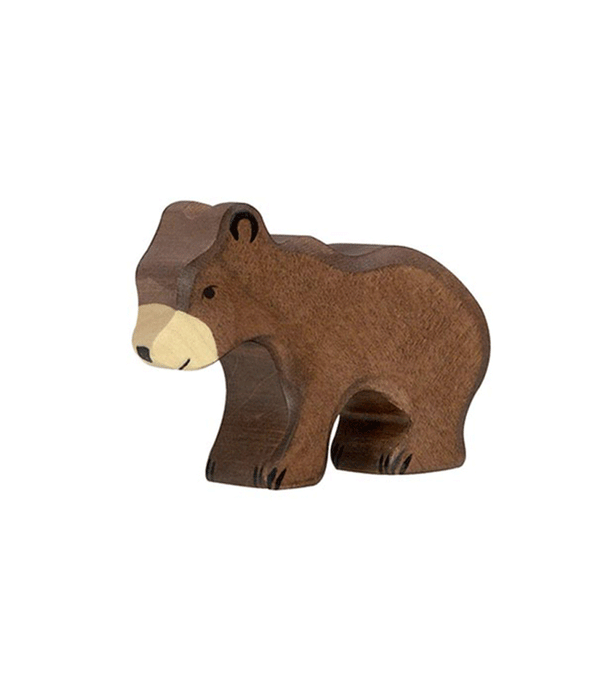 Wooden Bear Cub by Holztiger - Niddle Noddle