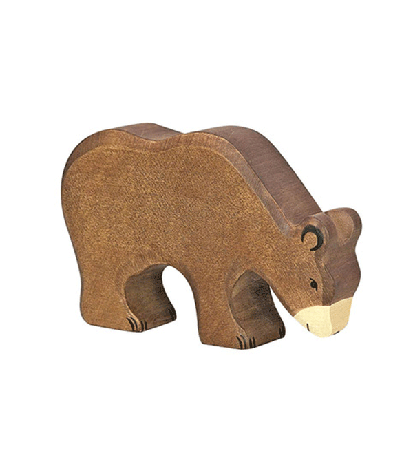 Wooden Brown Bear by Holztiger - Niddle Noddle