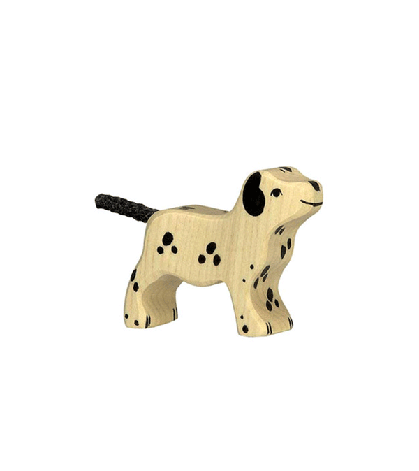 Wooden Dalmatian Puppy Dog by Holztiger