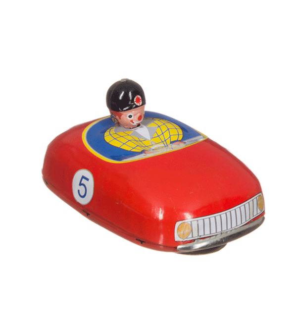 Rotating Tin Clown Car