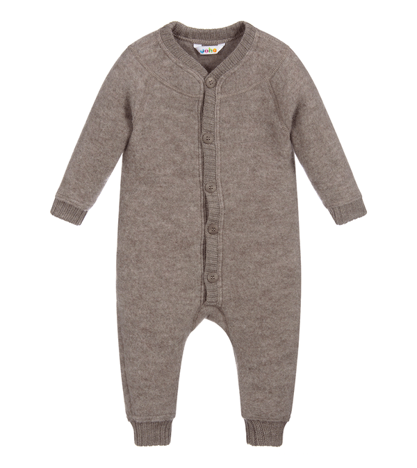 Oatmeal Soft Wool Jumpsuit by Joha - Niddle Noddle