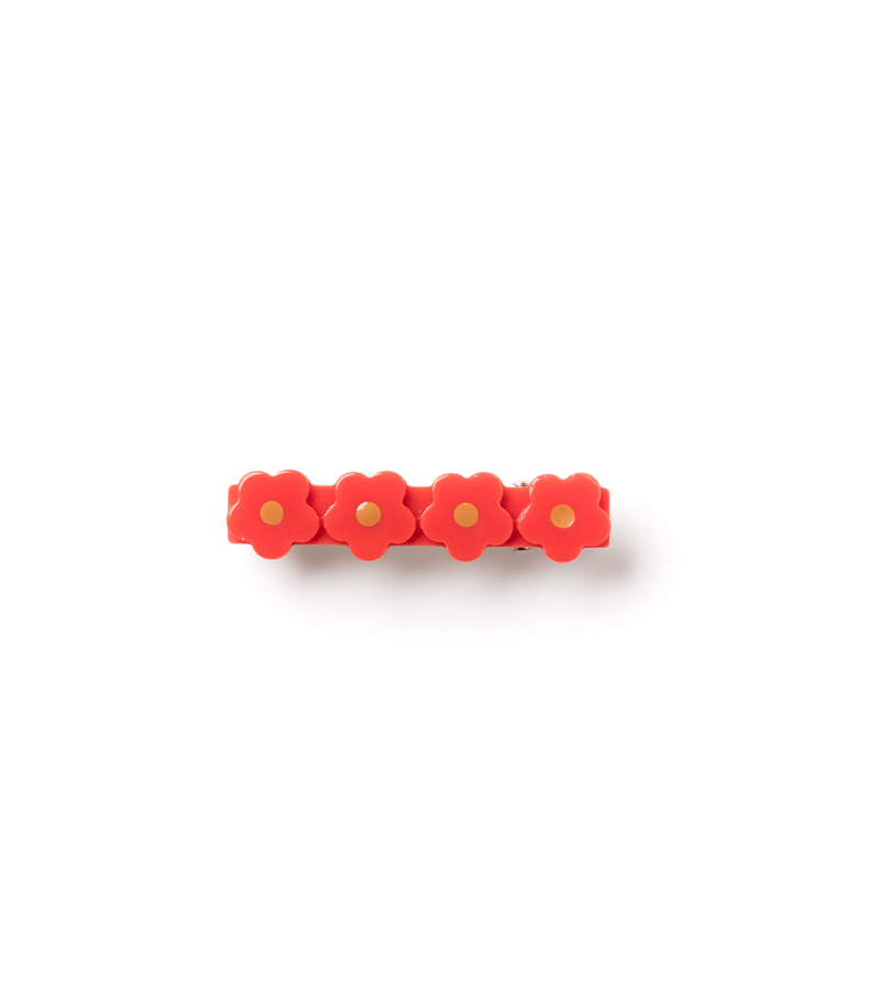 Poppy Flower Hair Clip by Wunderkin - Niddle Noddle