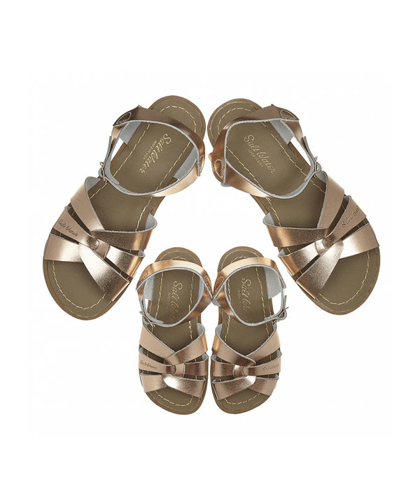 Adult Rose Gold Original Sandal by Saltwater - Niddle Noddle