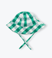 Green Check Sun Hat by Arsene et les Pipelettes - Niddle Noddle