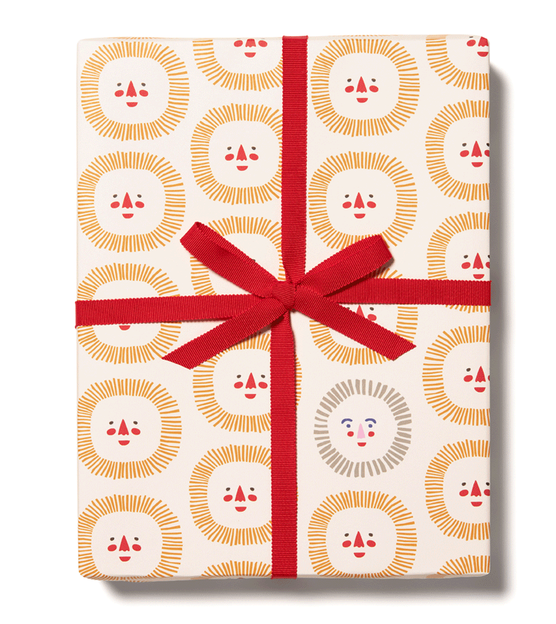 Sunshine Smiles Wrapping Paper Sheet by Red Cap Cards - Niddle Noddle