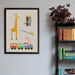Vintage Playtime Cream Fine Art Print 11"x14" by Roomytown - Niddle Noddle