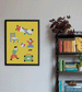 Vintage Playtime Yellow Fine Art Print 11"x14" by Roomytown” - Niddle Noddle