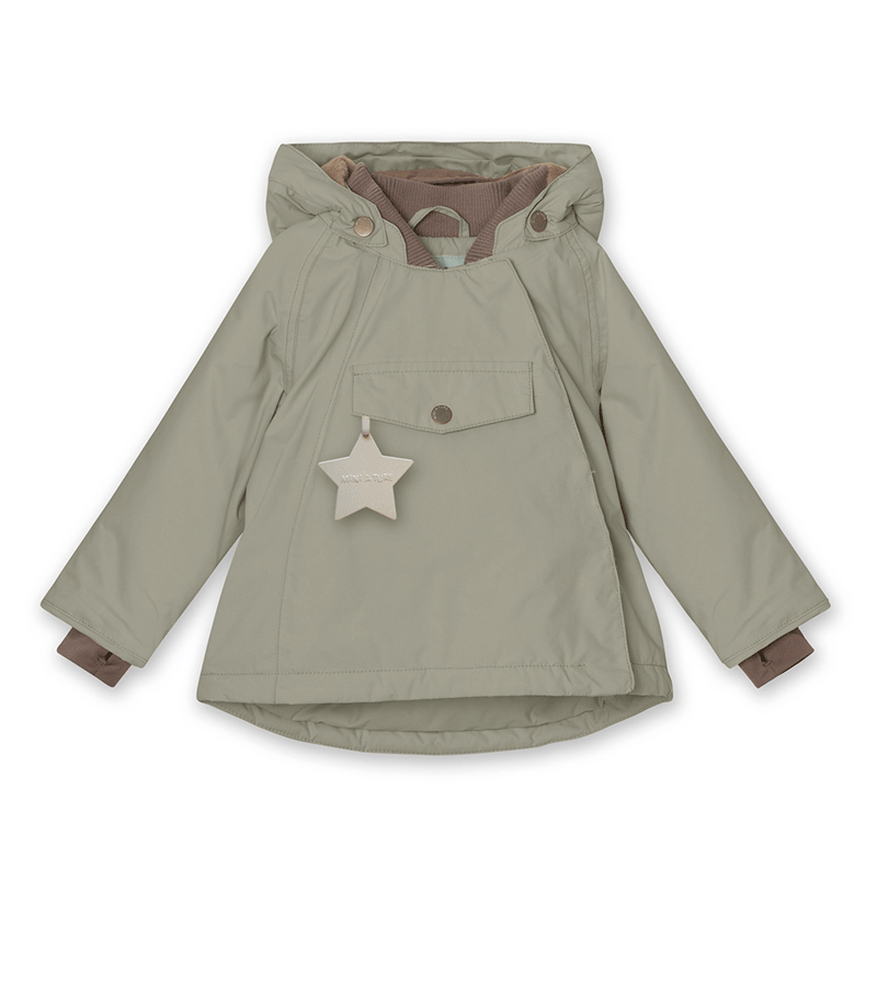 Wang Winter Coat in Vert by MiniAture - Niddle Noddle
