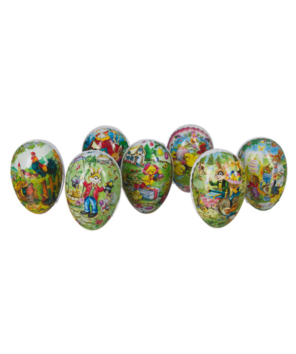 9cm Assorted Card Easter Egg - Niddle Noddle