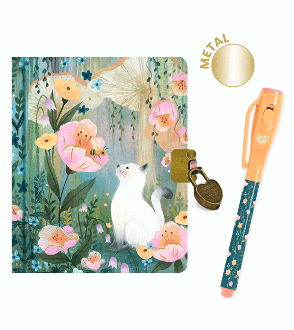 Little Kendra Secret Diary with Magic Pen by Djeco - Niddle Noddle
