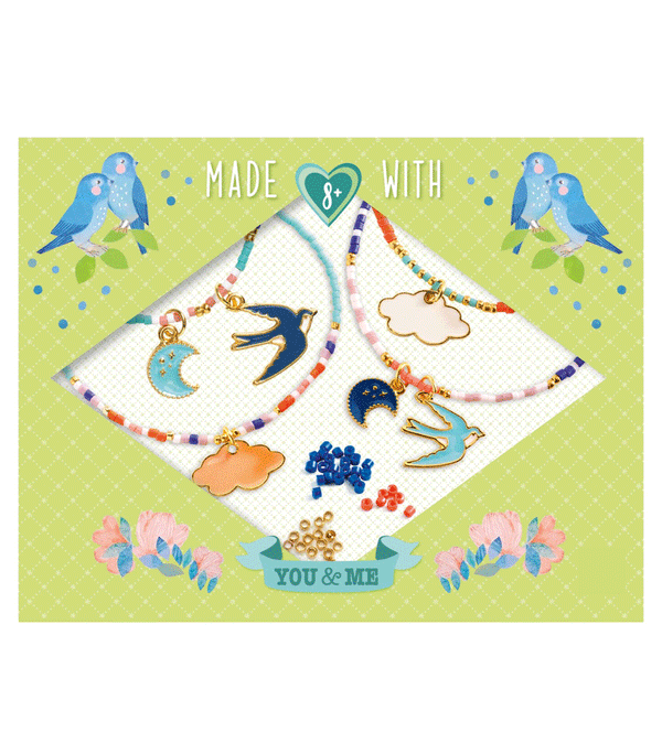 Sky and Birds You & Me Jewellery making Kit by Djeco