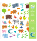 160 Animal Stickers by Djeco” - Niddle Noddle