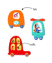 I Love Cars Create with Stickers by Djeco - Niddle Noddle