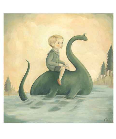 In the Secret Lake Print by Black Apple