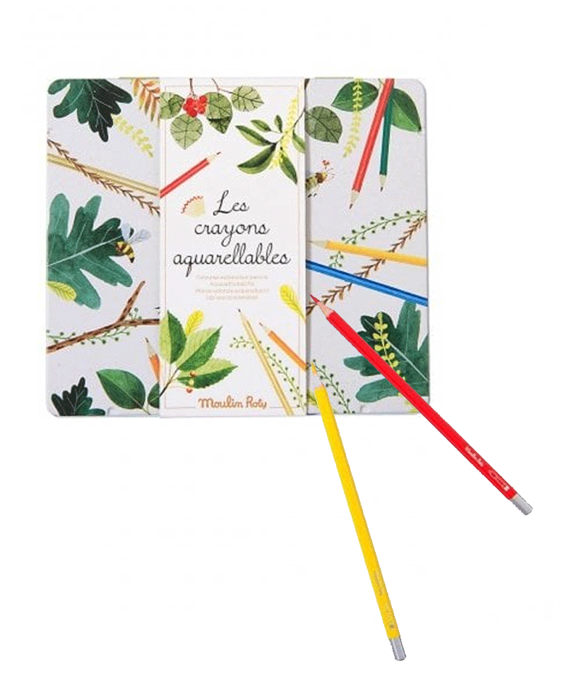 Le Jardin Set of Watercolour Pencils by Moulin Roty - Niddle Noddle