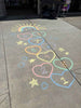 Tub of 20 Jumbo Coloured Chalks by Craft Planet