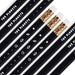 Set of 3 The Planets Space Foil Printed Pencil by Odd Goose Stationary
