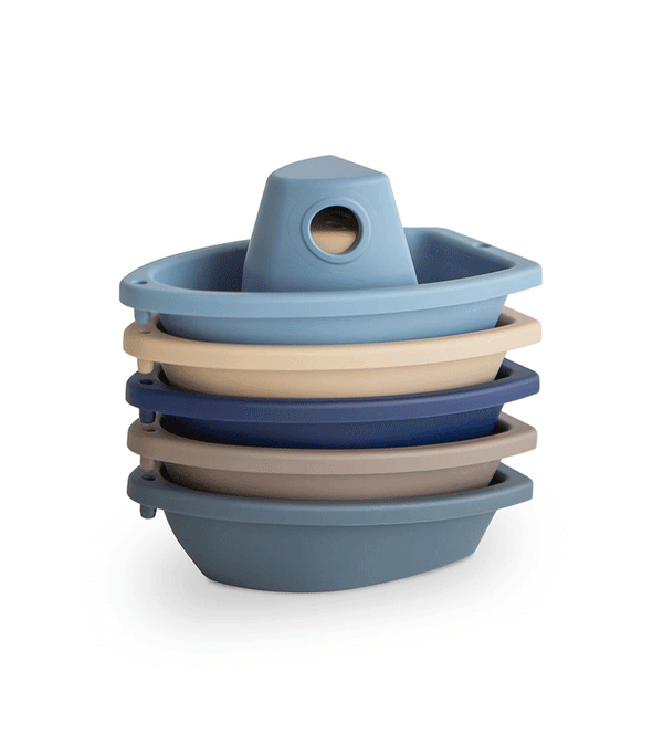Ocean Stacking Bath Boats by Mushie