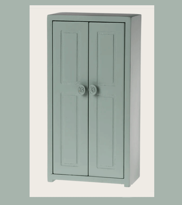 Soft blue Closet Mouse Furniture by maileg