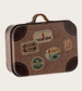 Brown Micro Tin Suitcase by maileg