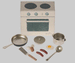 Kitchen Cooking Set Mouse Furniture by maileg