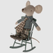 Dark Green Rocking Chair Mouse Furniture by maileg