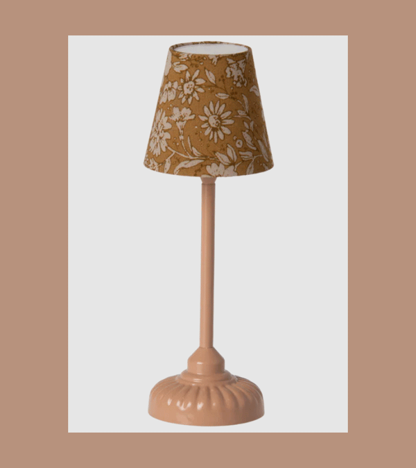 Dark Powder Vintage Floor Lamp Mouse Furniture by maileg