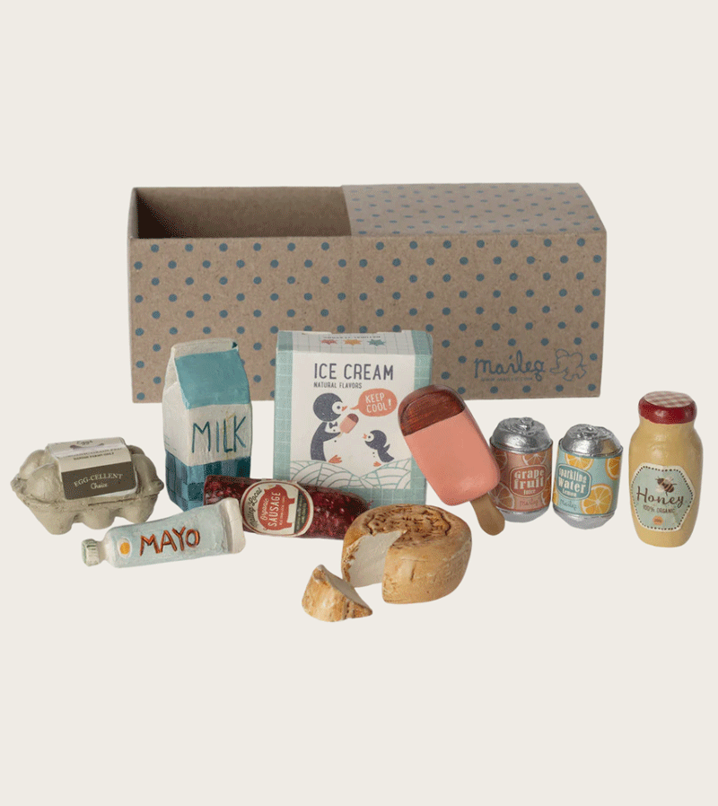 2024 Miniature Grocery Box by maileg