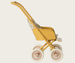 Yellow Micro Pushchair Stroller by maileg