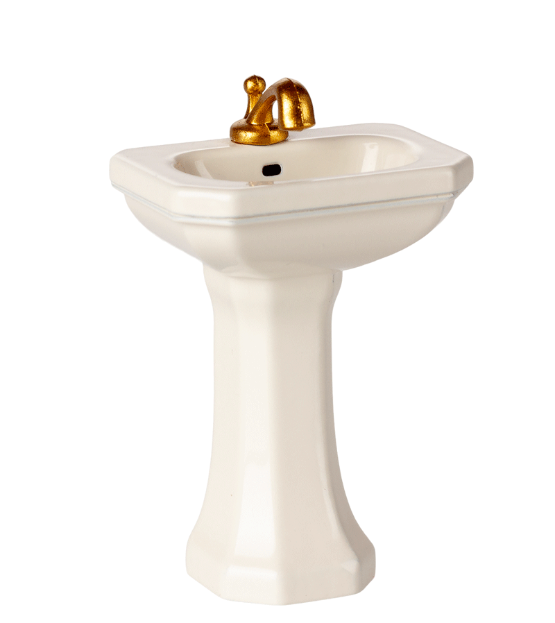 Off White Mouse Bathroom Sink by maileg