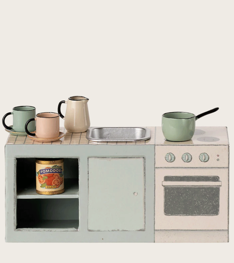 Kitchen Counter Mice Furniture by maileg