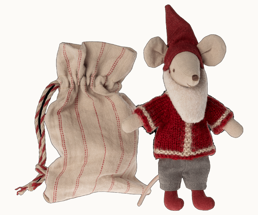 Santa mouse stuffed animal sales