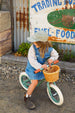 Forest Green First Go Vintage Style Balance Bike  by BANWOOD