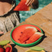 Oli&Carol Wally the Watermelon Rubberwood Kids Plate Set