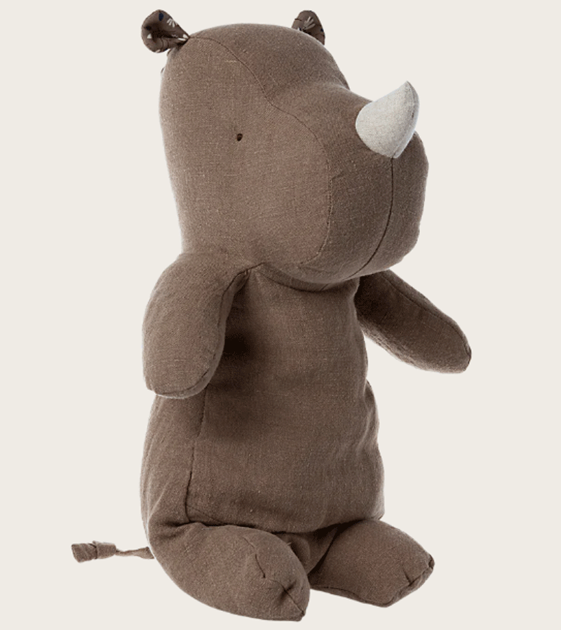 Safari Friend Medium Light Brown Rhino by Maileg