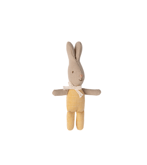 MY Baby Yellow Check Rabbit by Maileg