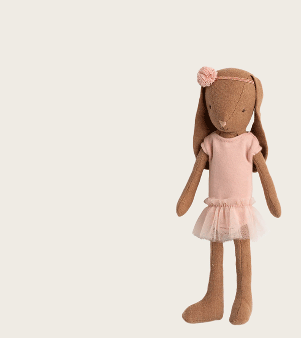 Chocolate Brown Size 1 Ballet Bunny by maileg
