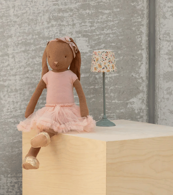 Size 3 Chocolate Bunny in Ballet Outfit by maileg