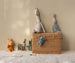 Safari Friend Small Dusty Blue Rhino by maileg