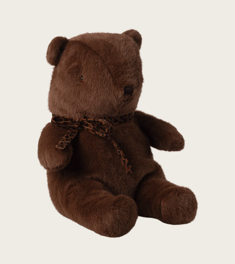 Dark chocolate Medium Plush Teddy Bear by maileg