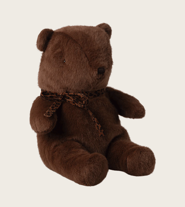 Dark chocolate Medium Plush Teddy Bear by maileg