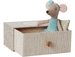 Little Sister Dancer Mouse in Daybed by maileg
