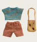 Clothes and Cheese Bag for Little Brother Mouse by maileg