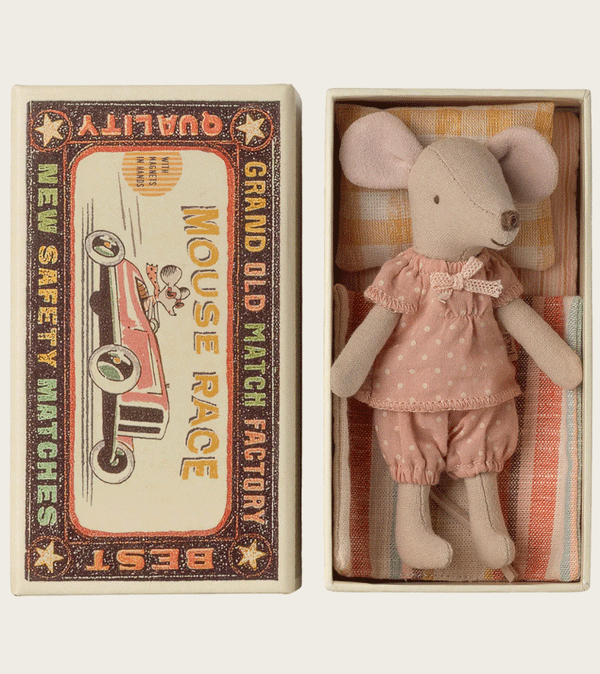 2026 Big Sister Mouse in Matchbox by maileg