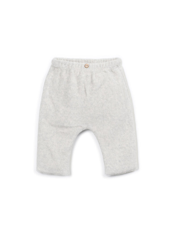 Oat Melange Polar Fleece Bottoms by PLAY UP