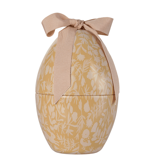 Cream Yellow Metal Easter Egg by maileg