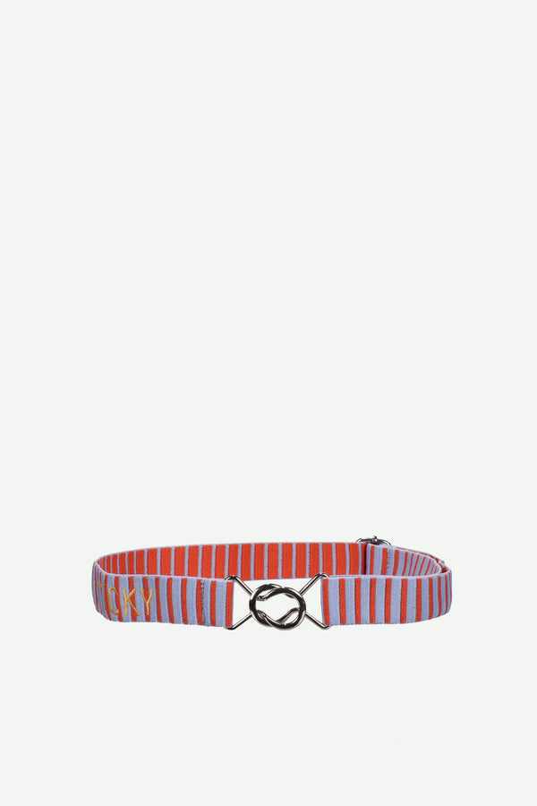 Striped Elasticated Belt by Sticky Lemon