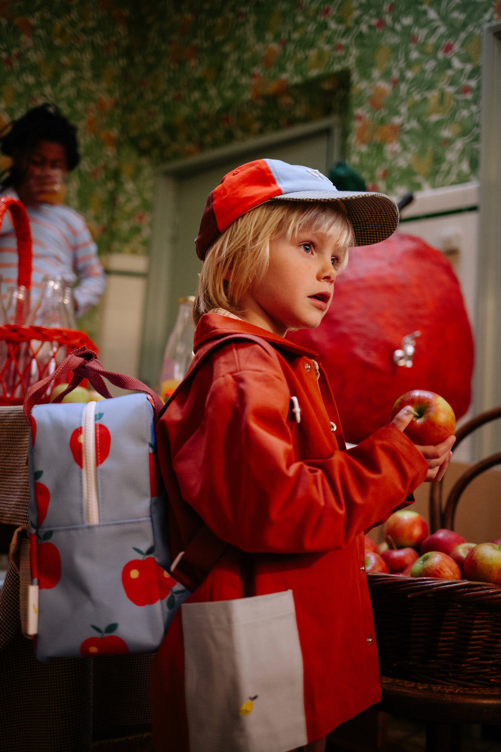 Sticky Gingham Midnite & Moon Cap by Sticky Lemon