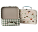 Medium Checkered Suitcase by maileg